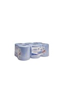KC Wypall Centrefeed Hand Towel Roll 1 Ply Blue (6 Rolls)