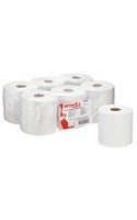 Kimberly-Clark Wypall L10 Centrefeed 1 ply White (6 Rolls)