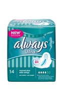 Always Ultra Normal Sanitary Towels (Vending Pack)