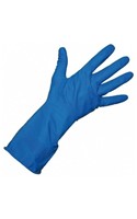 Household Rubber Gloves Blue Large