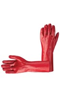 PVC Gauntlet Gloves 35cm