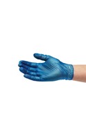 Vinyl Gloves Blue Medium (100)