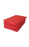 Hand Scouring Pad 9"x6" Red (10)