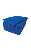 Hand Scouring Pad 9"x6" Blue (10)