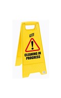 'Cleaning In Progress' Sign