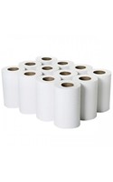 Mini Centrefeed Roll 2 ply White (12 Rolls)