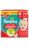 Pampers Dry Pants Size 4 (72) 