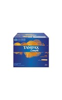 Tampax Compak Super Plus 6x20's