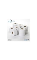 Mini Jumbo Toilet Roll 2 ply White (12 Rolls)