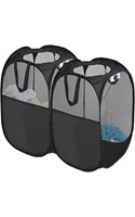 Mesh Collapsible Laundry Basket (2)