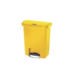 Rubbermaid Front Step Style Bin Yellow 30 Litre