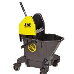 SYR Recycled Kentucky Mop Bucket - Black/Yellow