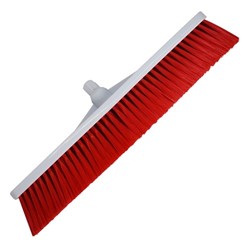 18" Hygiene Broom Head - Red