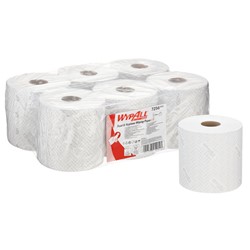 Kimberly-Clark Wypall L10 Centrefeed 1 ply White (6 Rolls)