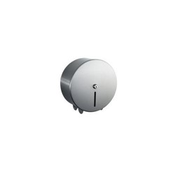 Mini Jumbo Toilet Roll Dispenser Polished Stainless Steel