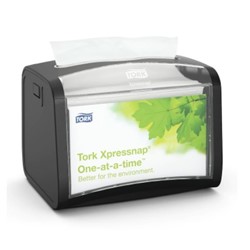 Tork Xpressnap Tabletop Napkin Dispenser Black