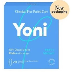 Yoni Organic Sanitary Towel – Heavy with Wings (10)