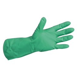 Household Rubber Gloves Green Large