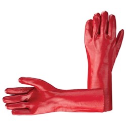 PVC Gauntlet Gloves 35cm