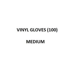 Disposable Vinyl Gloves (100) MEDIUM