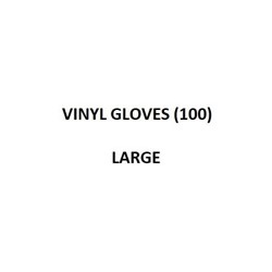 Disposable Vinyl Gloves (100) LARGE