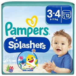 Pampers Splashers Swim Nappies Size 3-4 (8x12)