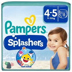 Pampers Spashers Swim Nappies Size 4-5 (8x11)