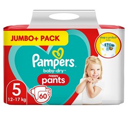 Pampers Dry Pants Size 5 (2x60)