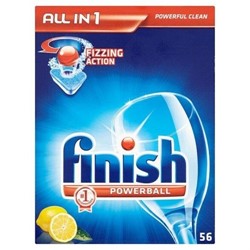 Finish Dishwash Tablets with Lemon Fizzing Action