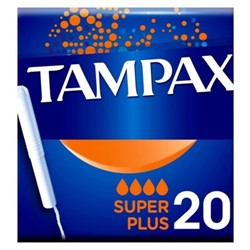 Tampax Super Plus 8x20's