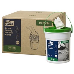  Tork Surface Wet Wipe Bucket (4 Tubs of 58) 